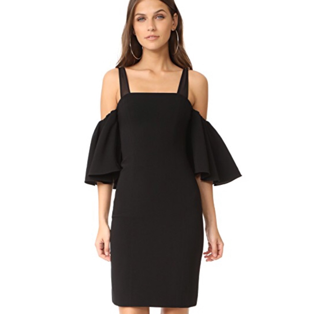 🆕 cinq a sept Monroe Black Cocktail Dress 0